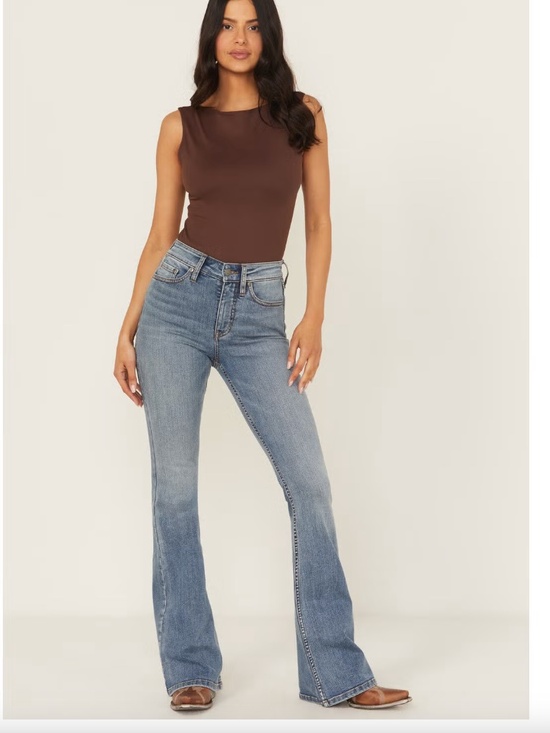 Boot Barn Denim - Shyanne Bootcut/Flare Jeans in medium wash